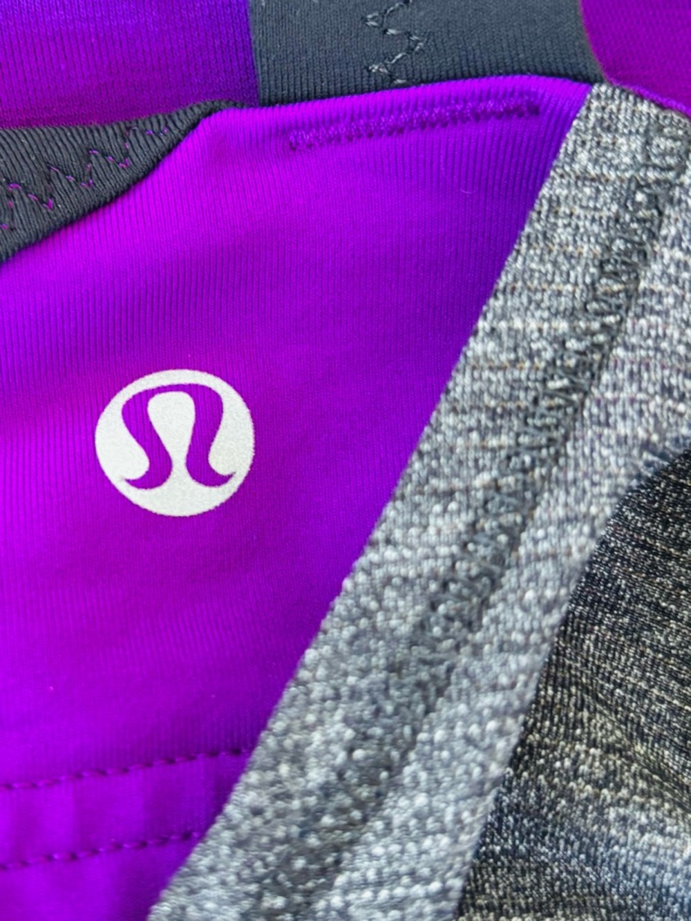 Lululemon Back on track tank purple and grey size 4 - Picture 5 of 6